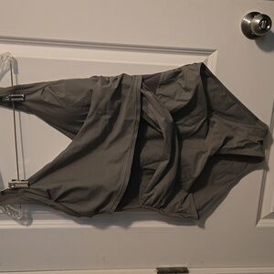 Moss green full piece swimsuit